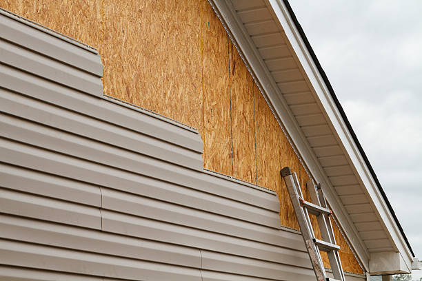 Professional Siding Repair technician working in Akron, CO